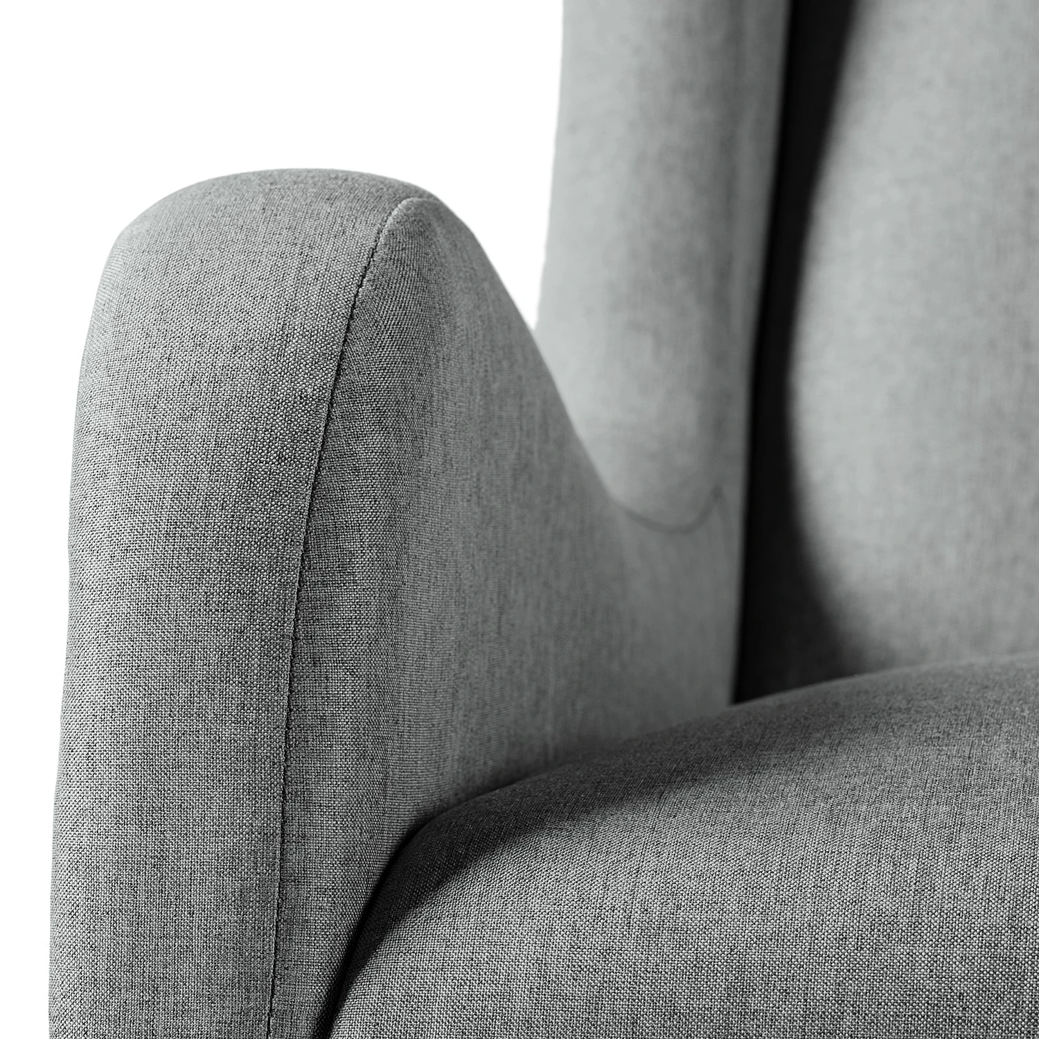 Mørteens Sessel Emly - Webstoff - Grau 4 Mørteens Sessel Emly - Webstoff - Grau – Bild 4