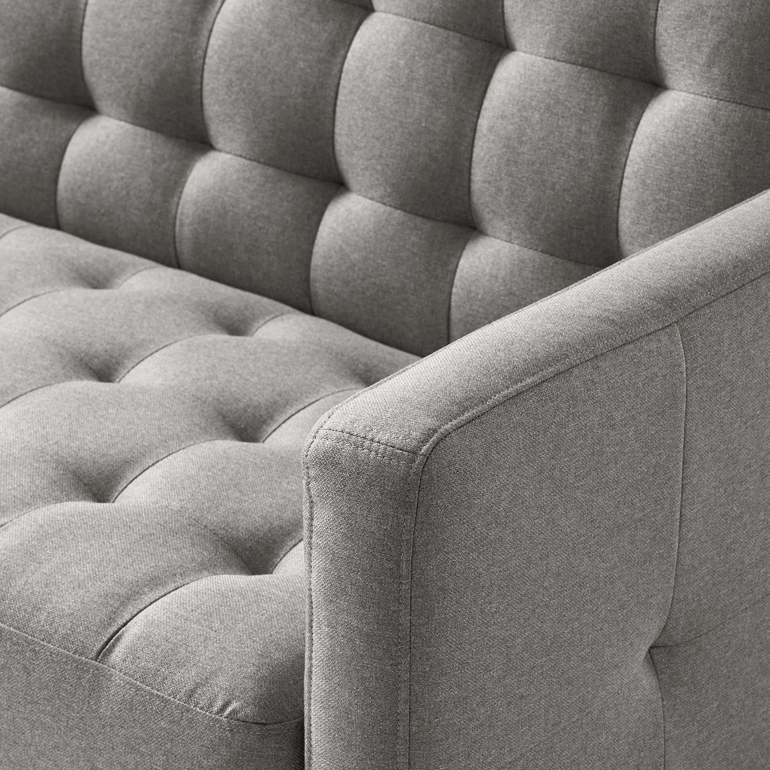 Mørteens Sofa Sindi II (2-Sitzer) - Webstoff - Hellgrau 9 Mørteens Sofa Sindi II (2-Sitzer) - Webstoff - Hellgrau – Bild 9