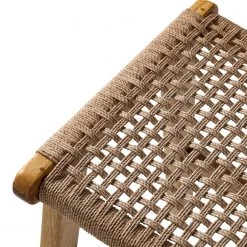 Ars manufacti Hocker Sulina - Papiergeflecht / Teakholz massiv - Natur / Teak 14 Ars manufacti Hocker Sulina - Papiergeflecht / Teakholz massiv - Natur / Teak -Wohnzimmermöbel boutique en ligne 1000183940 200417 13491400014 DETAILS P000000001000183940