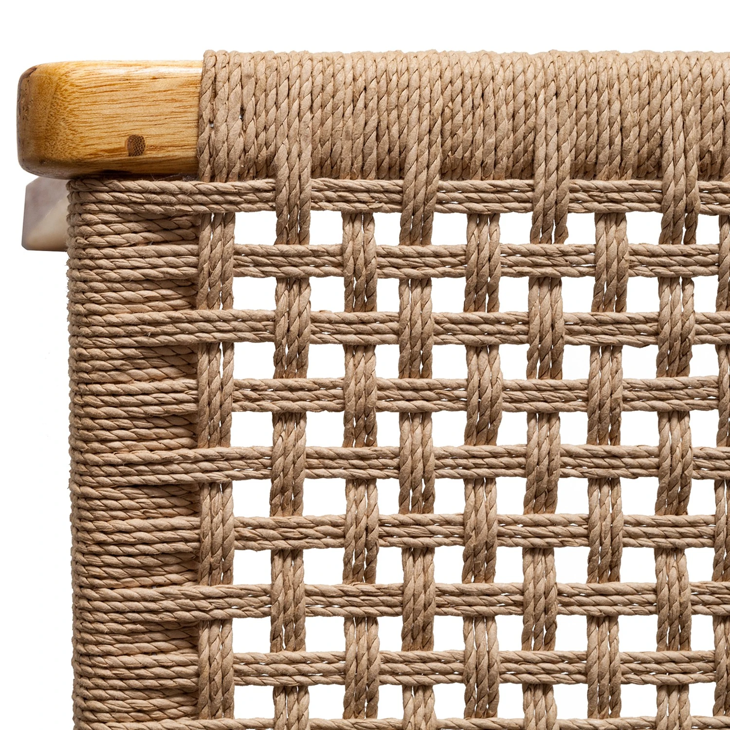 Ars manufacti Hocker Sulina - Papiergeflecht / Teakholz massiv - Natur / Teak 7 Ars manufacti Hocker Sulina - Papiergeflecht / Teakholz massiv - Natur / Teak – Bild 7