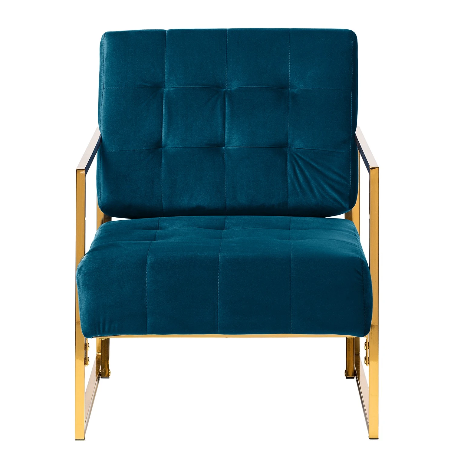 Red Living Sessel Cocora I - Samt - Marineblau 4 Red Living Sessel Cocora I - Samt - Marineblau – Bild 4