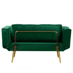 Jack & Alice Schlafsofa Behram III - Samt - Dunkelgrün -Wohnzimmermöbel boutique en ligne 1000183953 200204 08555500040 DETAILS P000000001000183953