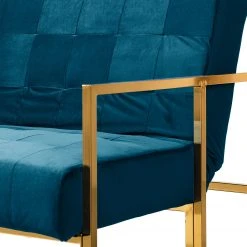 Jack & Alice Schlafsofa Cocora I - Samt - Marineblau -Wohnzimmermöbel boutique en ligne 1000183955 200204 08555600063 DETAILS P000000001000183955