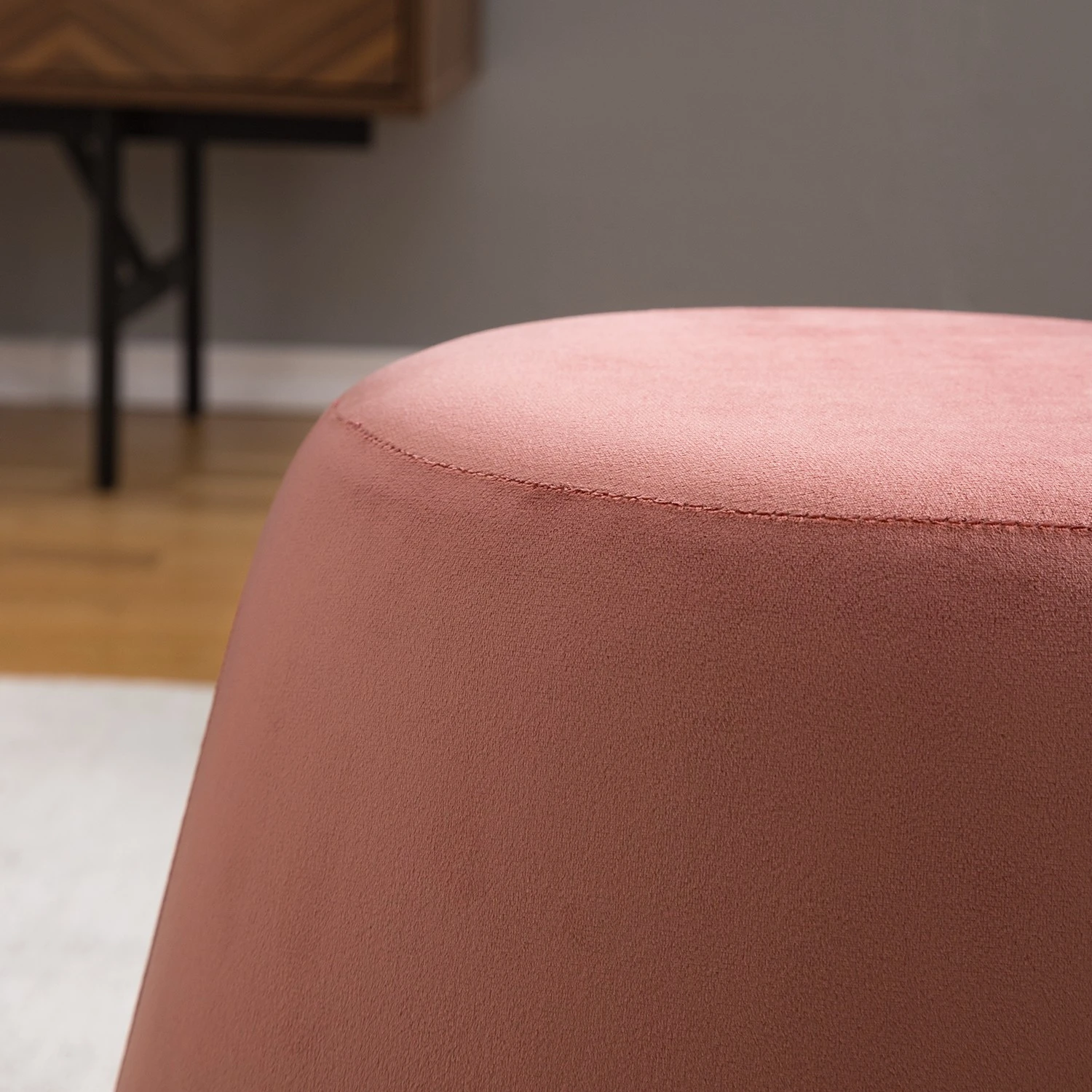 Mørteens Polsterhocker Alak - Samt - Mauve 9 Mørteens Polsterhocker Alak - Samt - Mauve – Bild 9