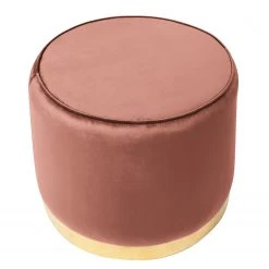 Jack & Alice Polsterhocker Velia - Samt - Mauve -Wohnzimmermöbel boutique en ligne 1000183969 191217 14470500086 DETAILS P000000001000183969