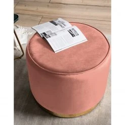 Jack & Alice Polsterhocker Velia - Samt - Mauve -Wohnzimmermöbel boutique en ligne 1000183969 200709 06161100020 DETAILS P000000001000183969