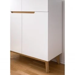 Mørteens Kommode Tenabo - Eiche teilmassiv - Weiß / Eiche -Wohnzimmermöbel boutique en ligne 1000184270 200120 17231100019 DETAILS P000000001000184270