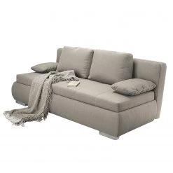 Loftscape Boxspring-Schlafsofa Madang Webstoff - Beige