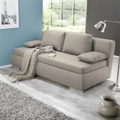 Loftscape Boxspring-Schlafsofa Madang Webstoff - Beige -Wohnzimmermöbel boutique en ligne 1000184684 191008 06432600060 MOOD DETAILS P000000001000184684 mood