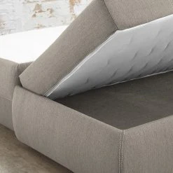 Loftscape Boxspring-Schlafsofa Madang Webstoff - Beige -Wohnzimmermöbel boutique en ligne 1000184684 191008 06432600064 DETAILS P000000001000184684