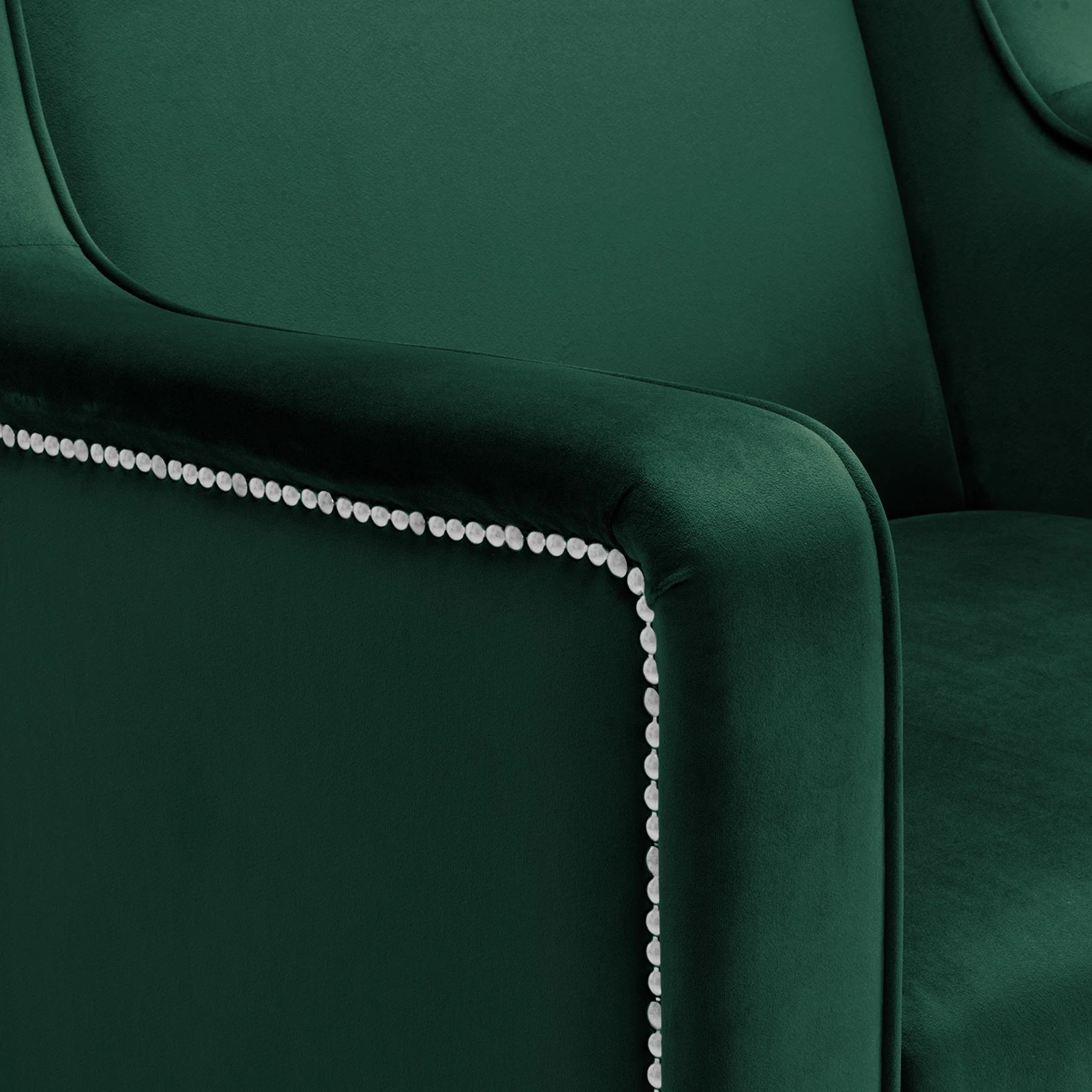 Maison Belfort Sessel Mirina I - Samt Ravi: Antikgrün - Schwarz 9 Maison Belfort Sessel Mirina I - Samt Ravi: Antikgrün - Schwarz – Bild 9