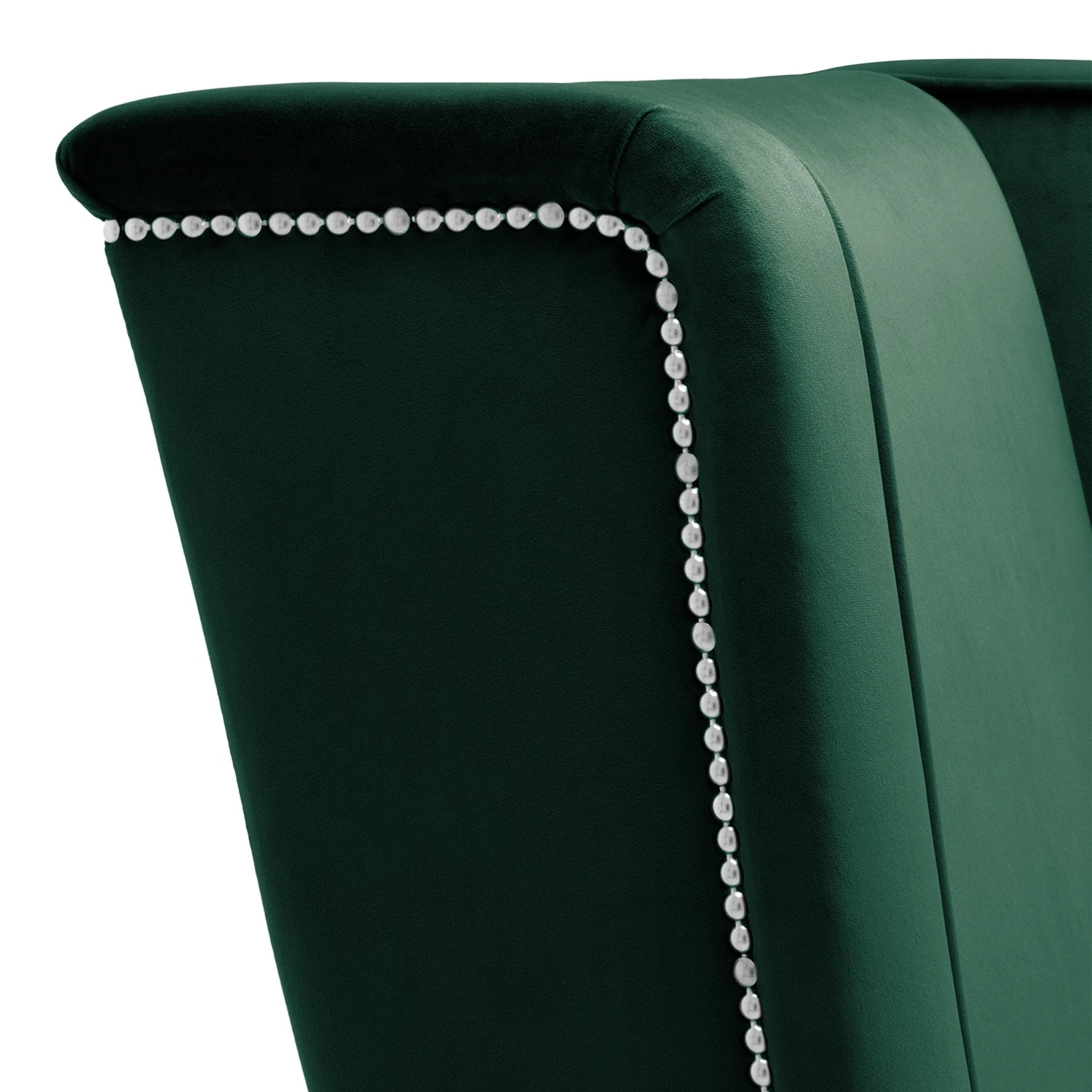 Maison Belfort Sessel Mirina I - Samt Ravi: Antikgrün - Schwarz 10 Maison Belfort Sessel Mirina I - Samt Ravi: Antikgrün - Schwarz – Bild 10