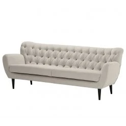 Norrwood Sofa Lowen I (2,5-Sitzer) - Microfaser - Webstoff Nere: Hellgrau