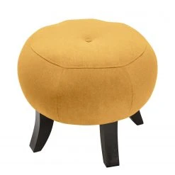 Norrwood Polsterhocker Leke I - Microfaser Sela: Maisgelb -Wohnzimmermöbel boutique en ligne 1000185077 200205 10420800028 DETAILS P000000001000185077