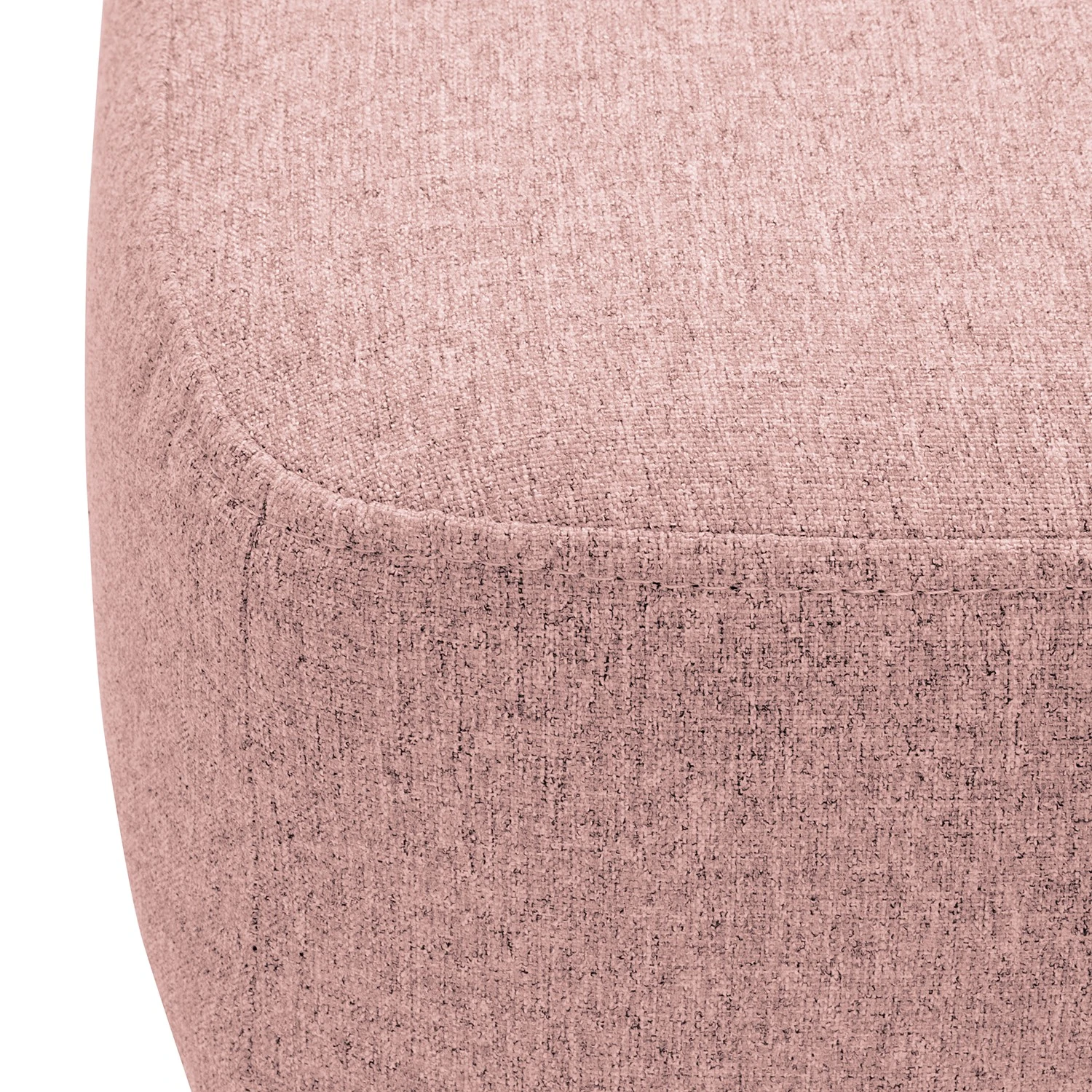 Norrwood Polsterhocker Bette II - Webstoff - Rosé 4 Norrwood Polsterhocker Bette II - Webstoff - Rosé – Bild 4