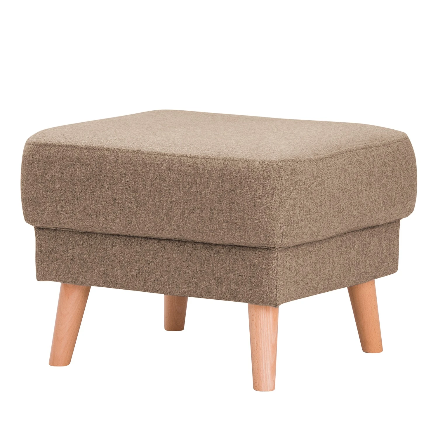 Norrwood Polsterhocker Bette I - Webstoff - Cappuccino 1 Norrwood Polsterhocker Bette I - Webstoff - Cappuccino