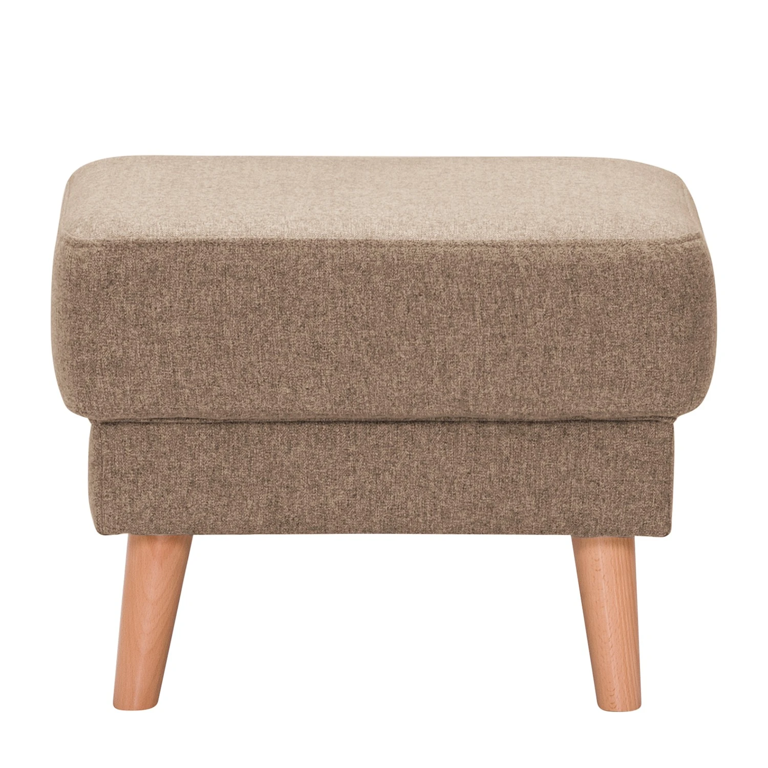 Norrwood Polsterhocker Bette I - Webstoff - Cappuccino 3 Norrwood Polsterhocker Bette I - Webstoff - Cappuccino – Bild 3