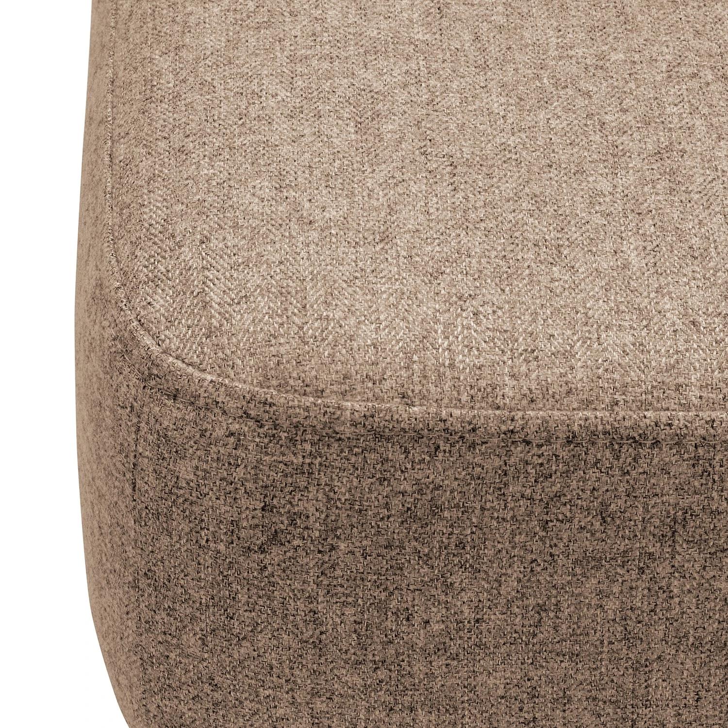 Norrwood Polsterhocker Bette I - Webstoff - Cappuccino 4 Norrwood Polsterhocker Bette I - Webstoff - Cappuccino – Bild 4