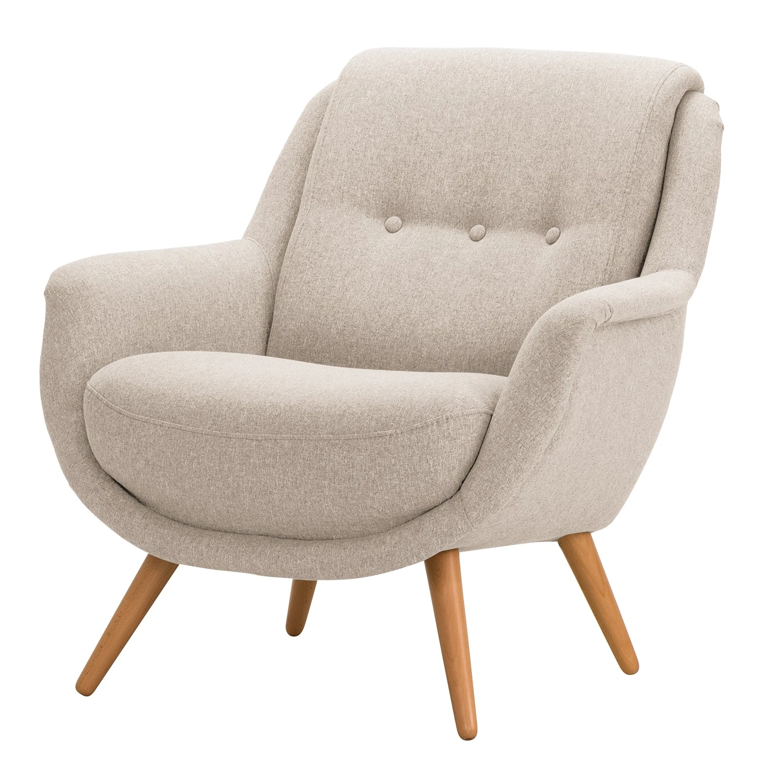 Norrwood Sessel Saku I - Webstoff Voer: Hellgrau 1 Norrwood Sessel Saku I - Webstoff Voer: Hellgrau