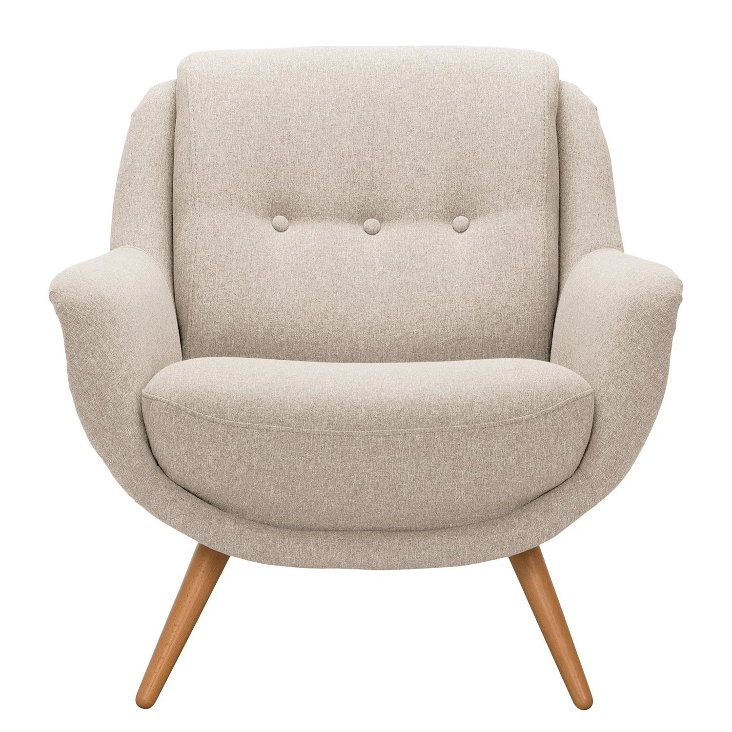 Norrwood Sessel Saku I - Webstoff Voer: Hellgrau 3 Norrwood Sessel Saku I - Webstoff Voer: Hellgrau – Bild 3