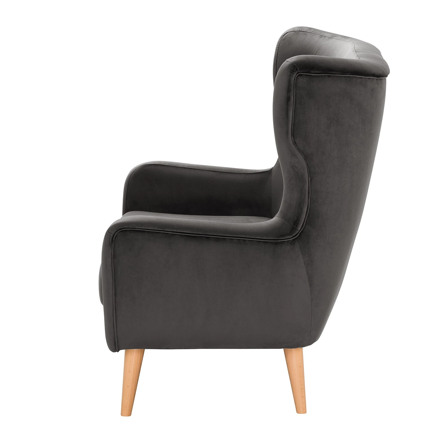 Norrwood Sofa Boyka I (2-Sitzer) - Samt Ravi: Grau 4 Norrwood Sofa Boyka I (2-Sitzer) - Samt Ravi: Grau – Bild 4