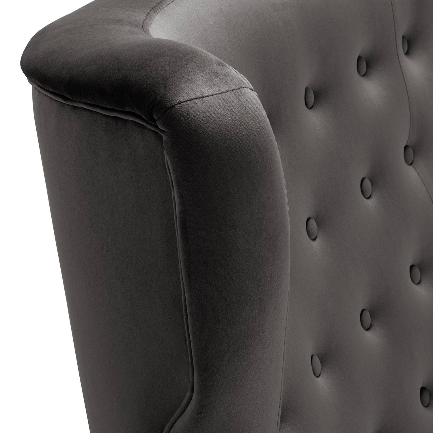 Norrwood Sofa Boyka I (2-Sitzer) - Samt Ravi: Grau 7 Norrwood Sofa Boyka I (2-Sitzer) - Samt Ravi: Grau – Bild 7