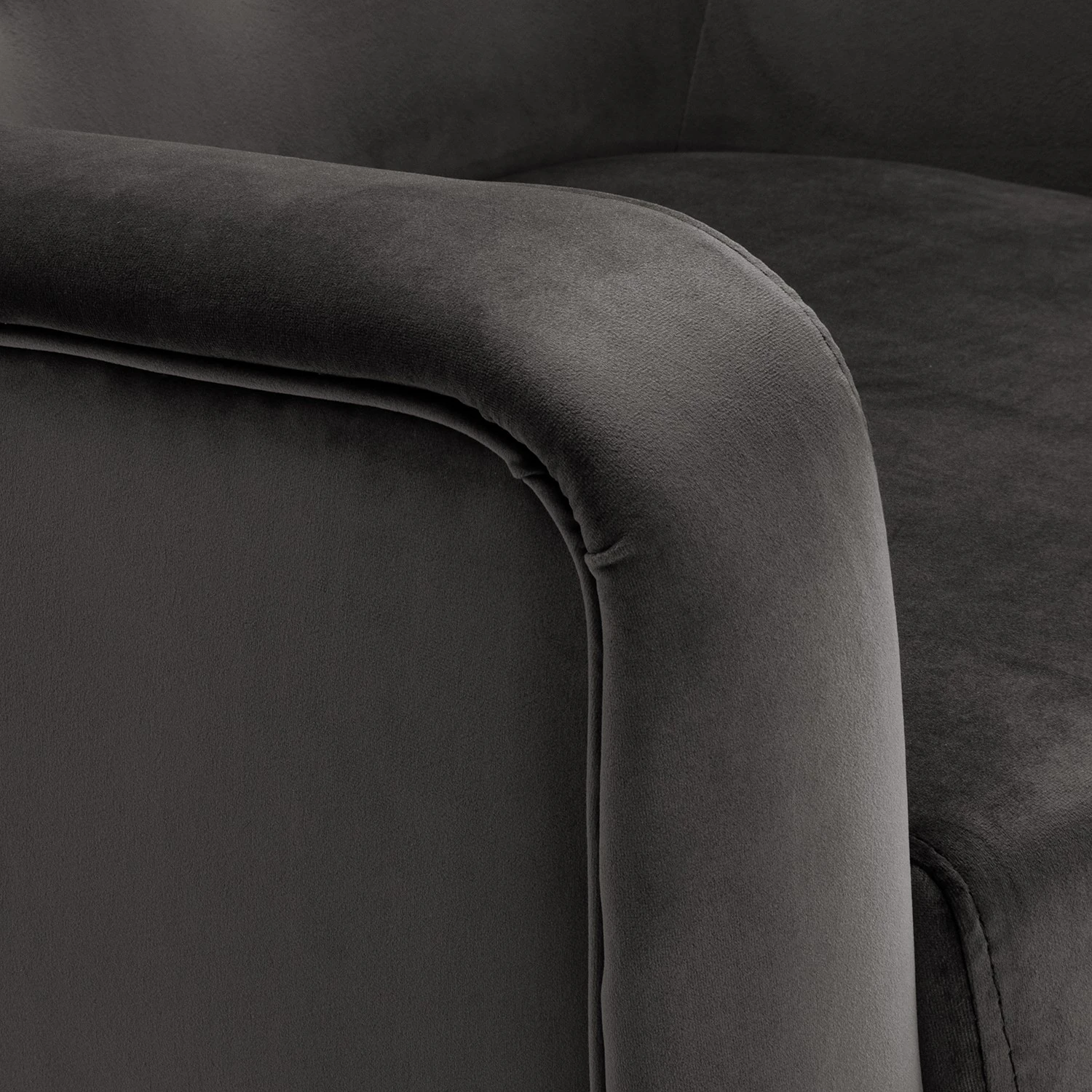 Norrwood Sofa Boyka I (2-Sitzer) - Samt Ravi: Grau 10 Norrwood Sofa Boyka I (2-Sitzer) - Samt Ravi: Grau – Bild 10