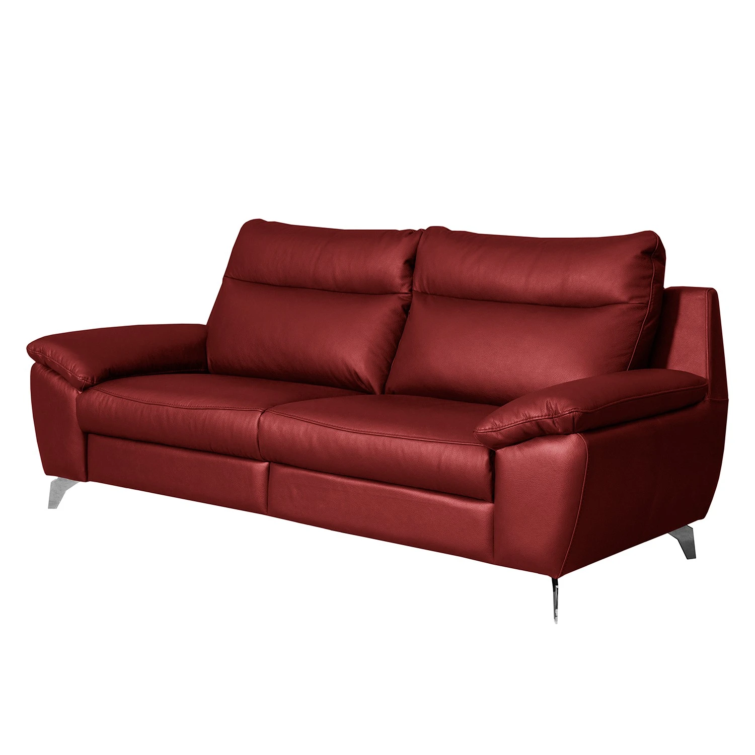 Modoform Sofa Kimball (2,5 -Sitzer) - Echtleder - Rot - Keine Funktion 1 Modoform Sofa Kimball (2,5 -Sitzer) - Echtleder - Rot - Keine Funktion