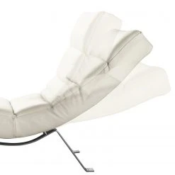 Loftscape Relaxliege Kasson - Echtleder Mabel: Weiß - Chrom glänzend -Wohnzimmermöbel boutique en ligne 1000185350 190917 17061900442 DETAILS P000000001000185350