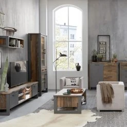 Trendteam Couchtisch Prime - Altholz Pinie Dekor / Anthrazit 5 Trendteam Couchtisch Prime - Altholz Pinie Dekor / Anthrazit -Wohnzimmermöbel boutique en ligne 1000185532 190905 12594000146 MOOD DETAILS P000000001000185532 mood