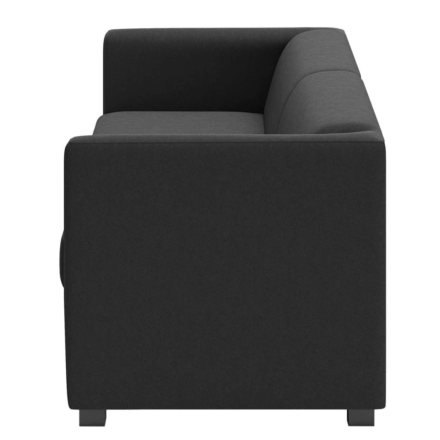 Loftscape Sofa Wilno I (2-Sitzer) - Echtleder - Schwarz 4 Loftscape Sofa Wilno I (2-Sitzer) - Echtleder - Schwarz – Bild 4