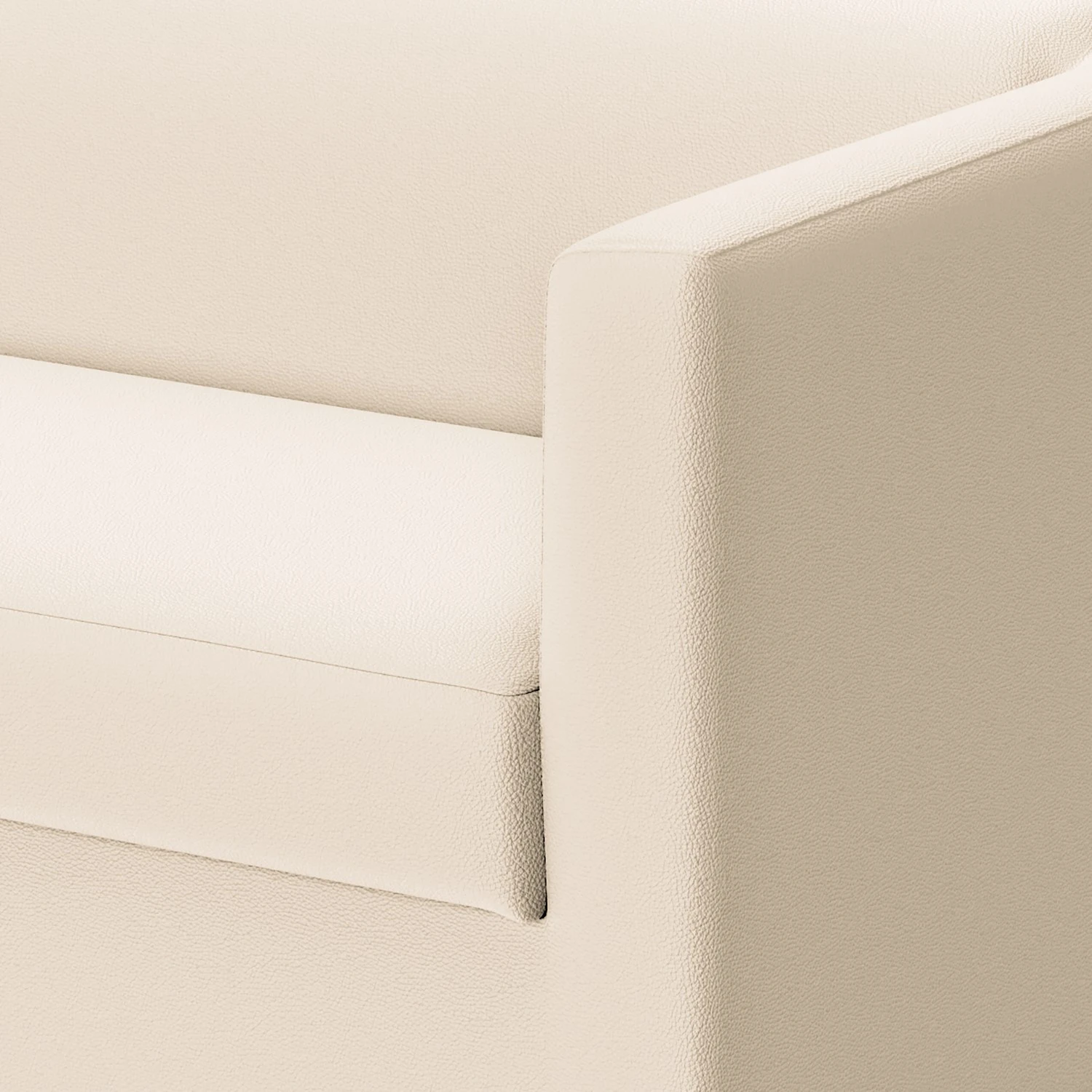 Loftscape Sofa Wilno IV (2-Sitzer) - Pigmentiertes Leder - Weiß 9 Loftscape Sofa Wilno IV (2-Sitzer) - Pigmentiertes Leder - Weiß – Bild 9