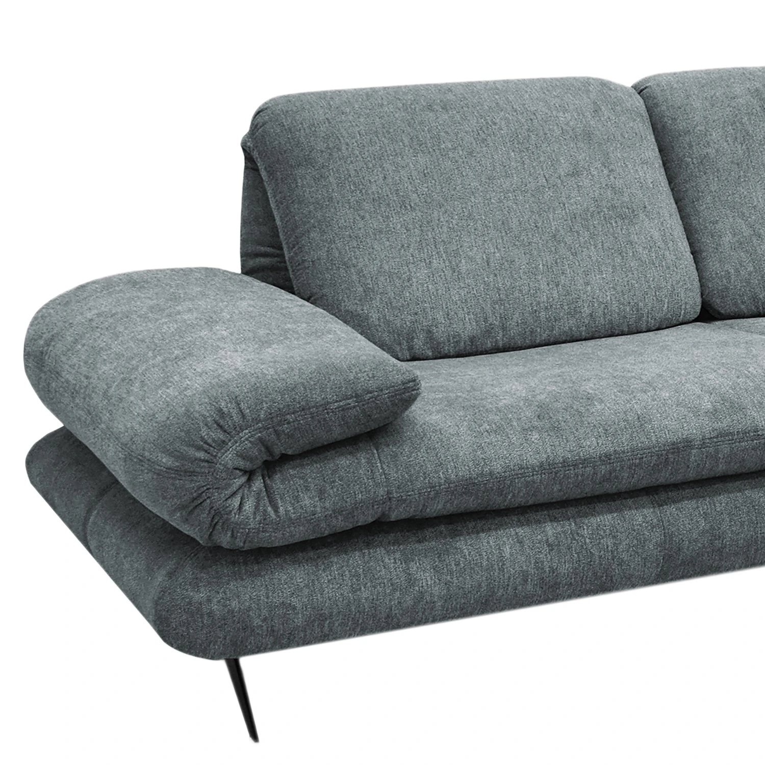 Loftscape Ecksofa Whaltey II - Webstoff - Mintgrau - Longchair davorstehend rechts 8 Loftscape Ecksofa Whaltey II - Webstoff - Mintgrau - Longchair davorstehend rechts – Bild 8