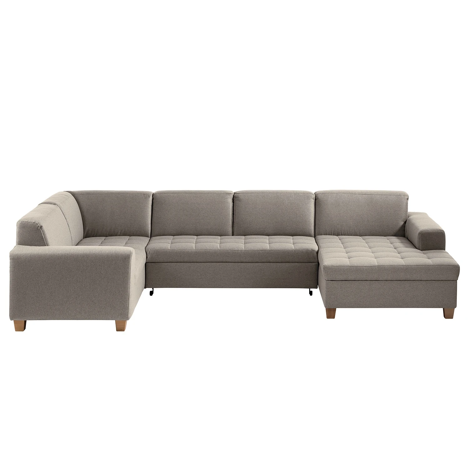 Ars Natura Wohnlandschaft Roblin I - Webstoff - Granit - Longchair davorstehend rechts - Schlaffunktion - Bettkasten 7 Ars Natura Wohnlandschaft Roblin I - Webstoff - Granit - Longchair davorstehend rechts - Schlaffunktion - Bettkasten – Bild 7