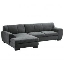 Loftscape Ecksofa Lefroy II - Webstoff - Dunkelgrau - Longchair davorstehend links - Schlaffunktion -Wohnzimmermöbel boutique en ligne 1000186909 210323 15292902604 DETAILS P000000001000186909