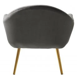 Jack & Alice Sessel Milawa - Samt - Grau -Wohnzimmermöbel boutique en ligne 1000186960 200903 09504900005 DETAILS P000000001000186960