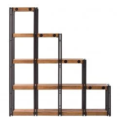 Ars manufacti Stufenregal Manchester - Akazie massiv / Metall - Akazie / Anthrazit -Wohnzimmermöbel boutique en ligne 1000187007 200212 11301100002 DETAILS P000000001000187007