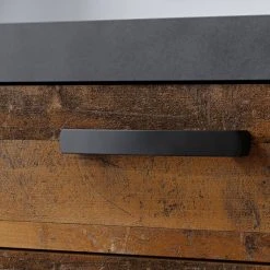 Red Living Kommode Tropoja - Pinie Dekor / Anthrazit -Wohnzimmermöbel boutique en ligne 1000187438 190913 11021100053 DETAILS P000000001000187438