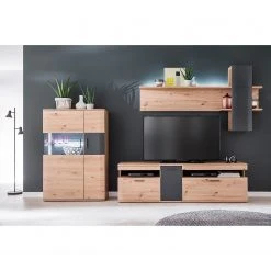 Naturoo Highboard Callington II - Balkeneiche Dekor / Anthrazit -Wohnzimmermöbel boutique en ligne 1000187541 190920 09480100010 MOOD DETAILS P000000001000187541 mood