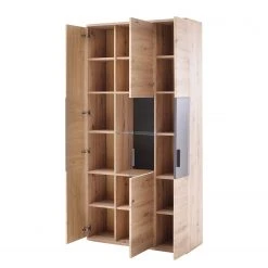 Naturoo Vitrinenschrank Callington II - Balkeneiche Dekor / Anthrazit -Wohnzimmermöbel boutique en ligne 1000187554 190920 09480200025 DETAILS P000000001000187554