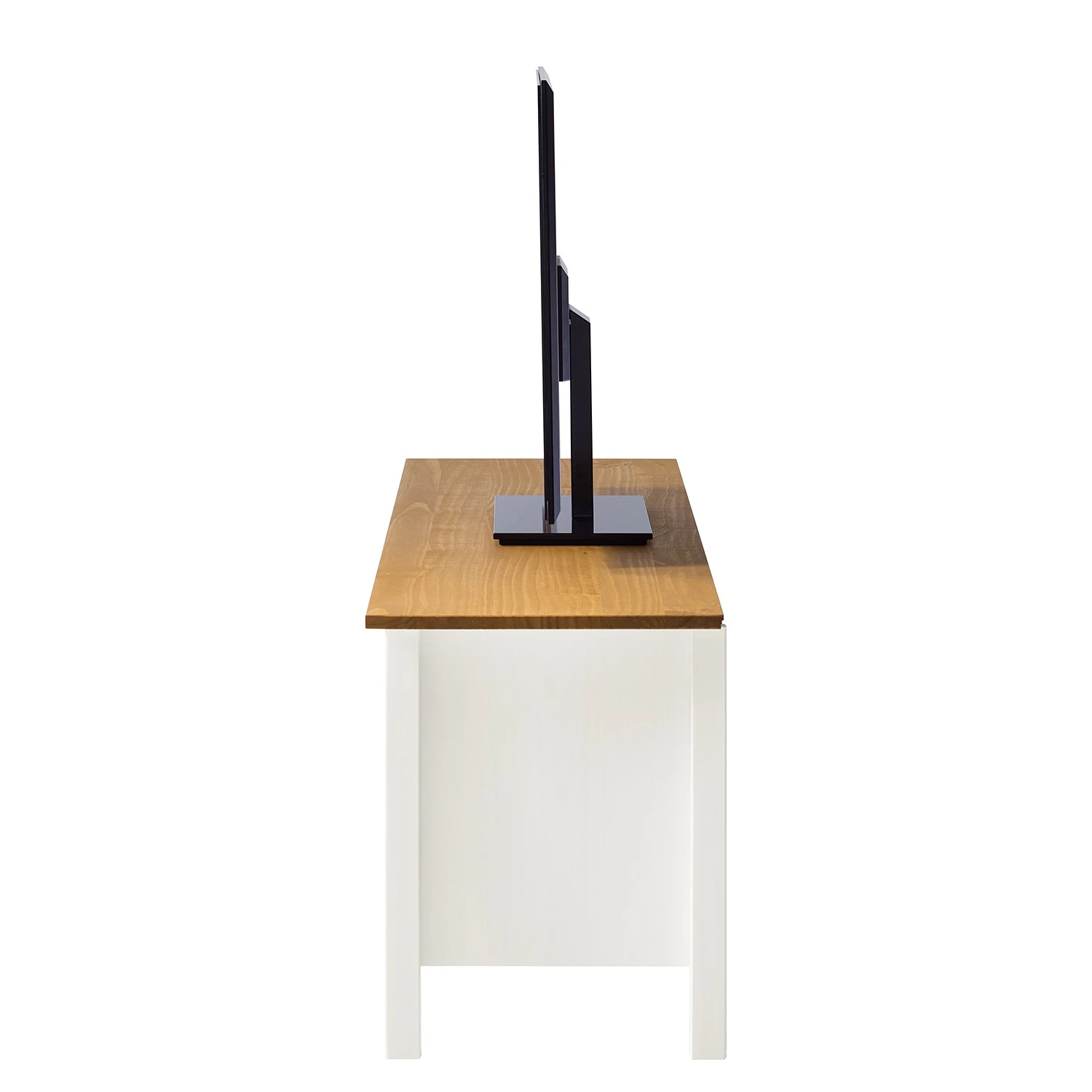 Maison Belfort TV-Lowboard Rivery - Kiefer massiv - Weiß 5 Maison Belfort TV-Lowboard Rivery - Kiefer massiv - Weiß – Bild 5