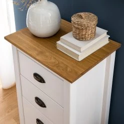 Maison Belfort Kommode Rivery I - Kiefer massiv - Weiß 30 Maison Belfort Kommode Rivery I - Kiefer massiv - Weiß -Wohnzimmermöbel boutique en ligne 1000187580 201111 14522800030 DETAILS P000000001000187580