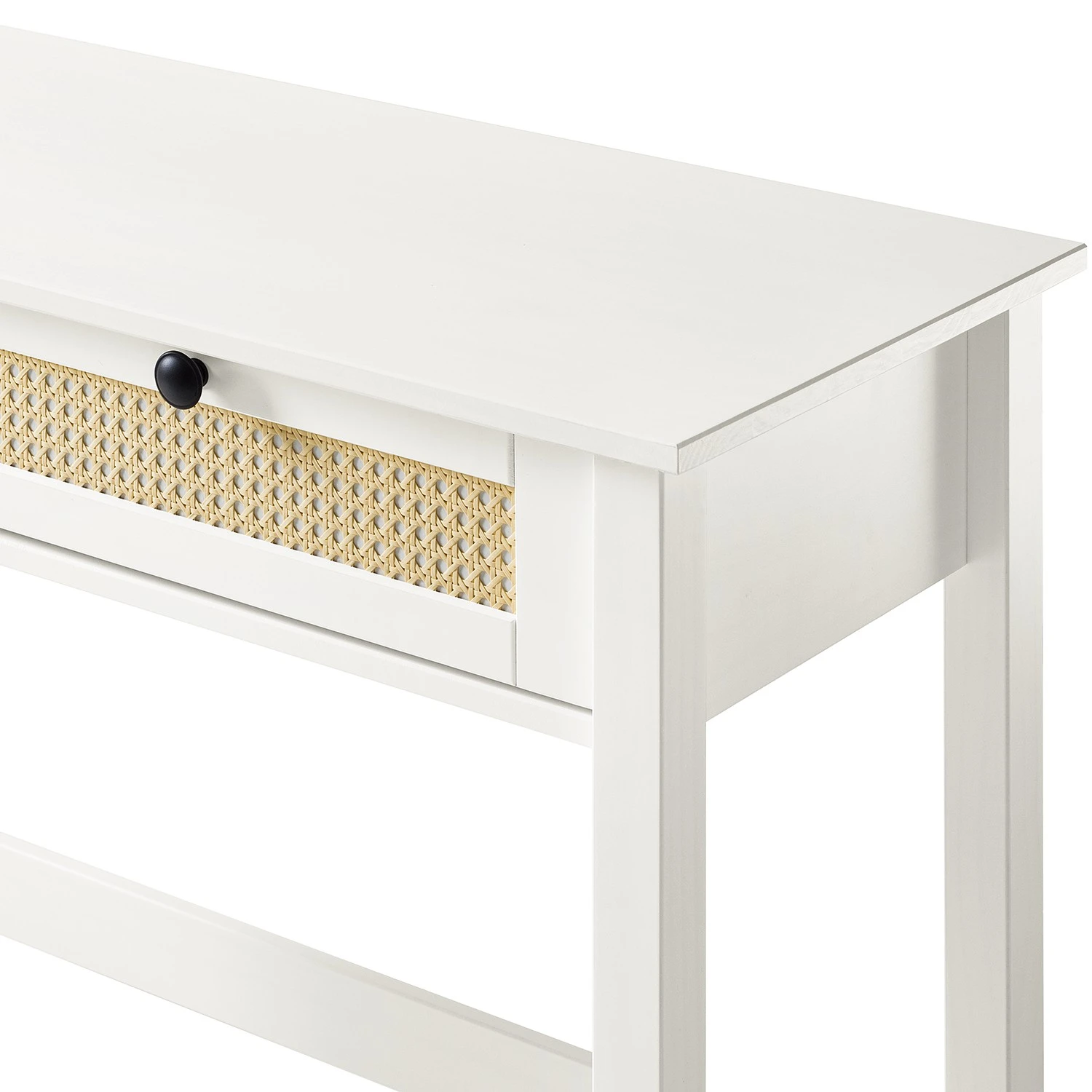 Maison Belfort Konsole/Schminktisch Belleria - Kiefer massiv / Wiener Geflecht - Weiß 7 Maison Belfort Konsole/Schminktisch Belleria - Kiefer massiv / Wiener Geflecht - Weiß – Bild 7