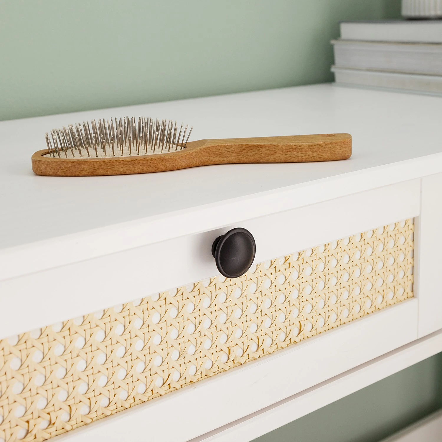 Maison Belfort Konsole/Schminktisch Belleria - Kiefer massiv / Wiener Geflecht - Weiß 14 Maison Belfort Konsole/Schminktisch Belleria - Kiefer massiv / Wiener Geflecht - Weiß – Bild 14