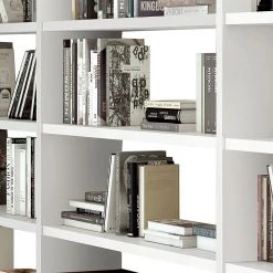 Loftscape Bücherregal Empire - Cremeweiß - Höhe: 221 cm - Breite: 276 cm -Wohnzimmermöbel boutique en ligne 1000188192 190925 11273400010 DETAILS P000000001000188192
