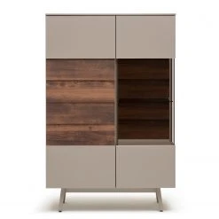 GWINNER Highboard Misano - Saharagrau / Balkeneiche - Glastür rechts - Ohne Beleuchtung -Wohnzimmermöbel boutique en ligne 1000188651 190926 16594000027 DETAILS P000000001000188651