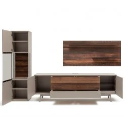 GWINNER Wohnkombination Misano II (3-teilig) - Saharagrau / Balkeneiche - Ohne Beleuchtung -Wohnzimmermöbel boutique en ligne 1000188662 190926 16594200075 DETAILS P000000001000188662