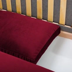 Jack & Alice Schlafsofa Latina XX - Samt - Rot - Breite: 185 cm -Wohnzimmermöbel boutique en ligne 1000188966 191203 11543700395 DETAILS P000000001000188966