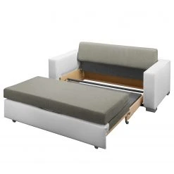 Fredriks Schlafsofa Latina XXI - Kunstleder / Flachgewebe - Weiß / Grau - Breite: 150 cm -Wohnzimmermöbel boutique en ligne 1000188969 191203 11543700425 DETAILS P000000001000188969