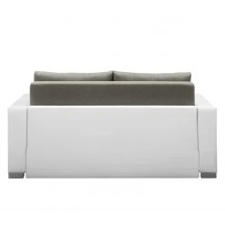Fredriks Schlafsofa Latina XXI - Kunstleder / Flachgewebe - Weiß / Grau - Breite: 150 cm -Wohnzimmermöbel boutique en ligne 1000188969 191203 11543700428 DETAILS P000000001000188969